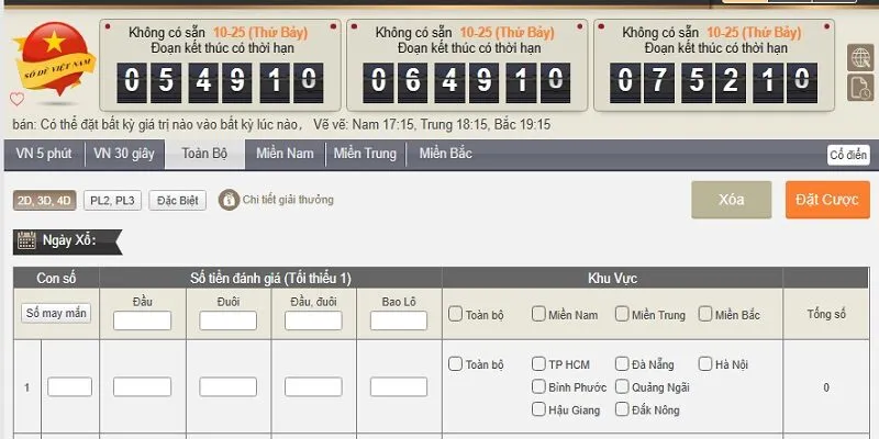 HB88 minh bạch khi thử vận may các con số