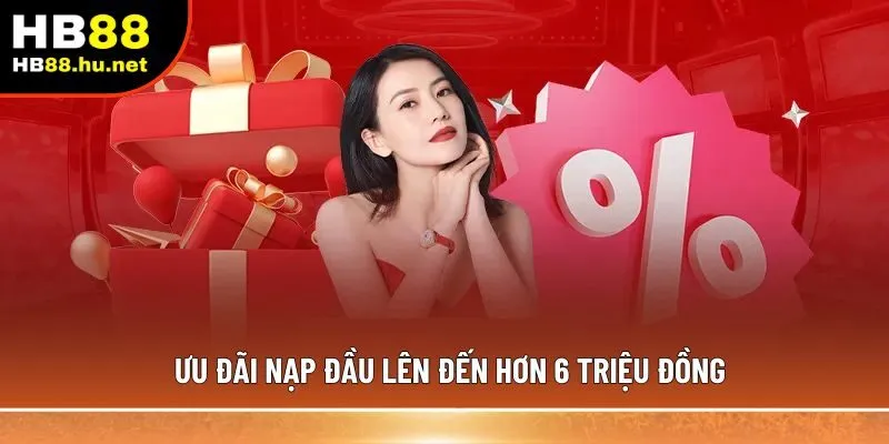 Ưu đãi nạp đầu lên đến hơn 6 triệu đồng